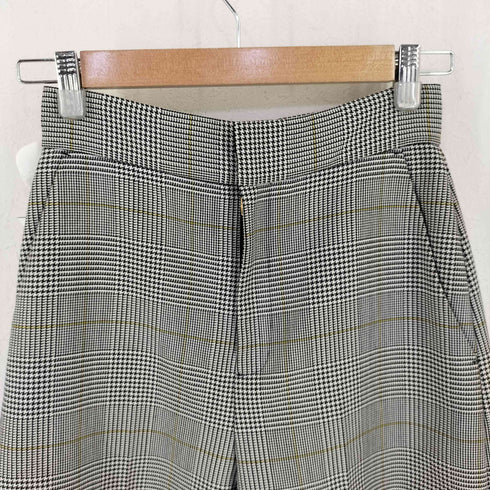 アダムエロペ Adam et Rope グレンチェックフレアワイドパンツ レディース JPN:36